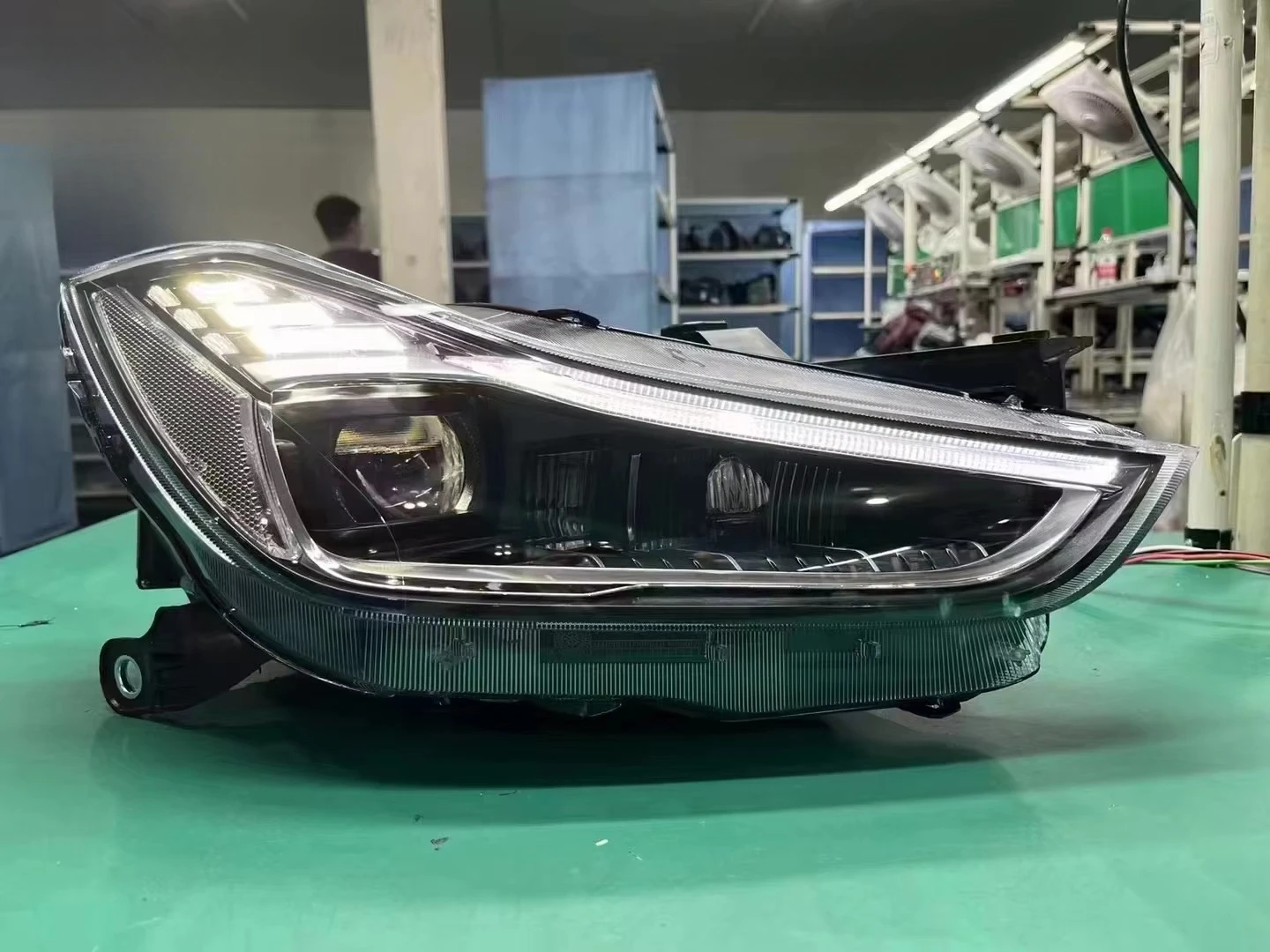 CZJF Car Parts Body Kit Fender Headlamp Lights for Ghibli  2014 2015 2016 2017 Upgrade to 2018 2019 2020 2021