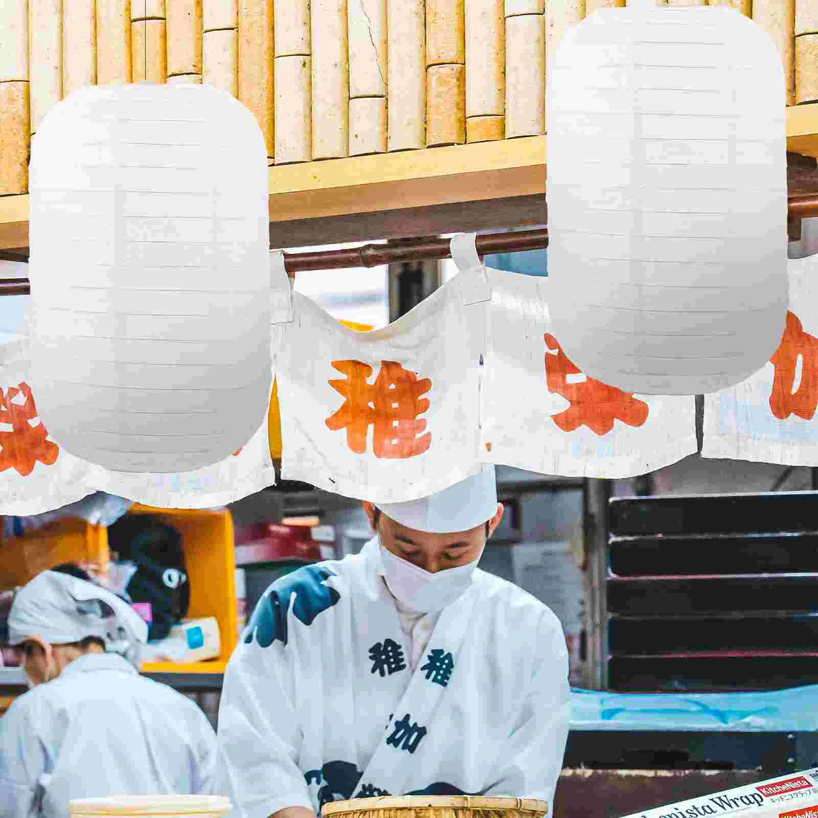Linterna japonesa de melón de invierno para exteriores, decoración colgante para interiores, ramas, accesorios blancos para el hogar, 2 uds.