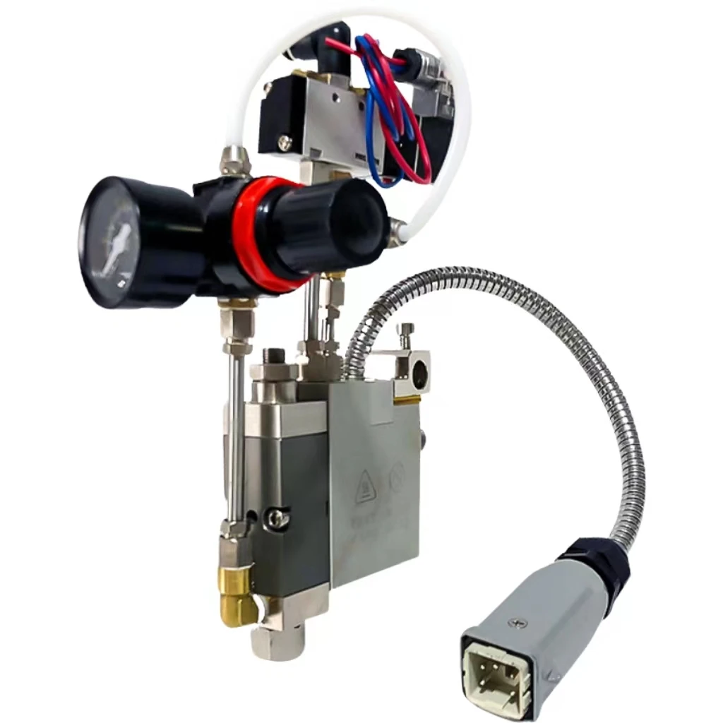 Автоматический спиральный распылитель для склеивания горячим расплавом, машина для распыления волокна с подвижной головкой и основными компонентами, подшипниковая шестерня