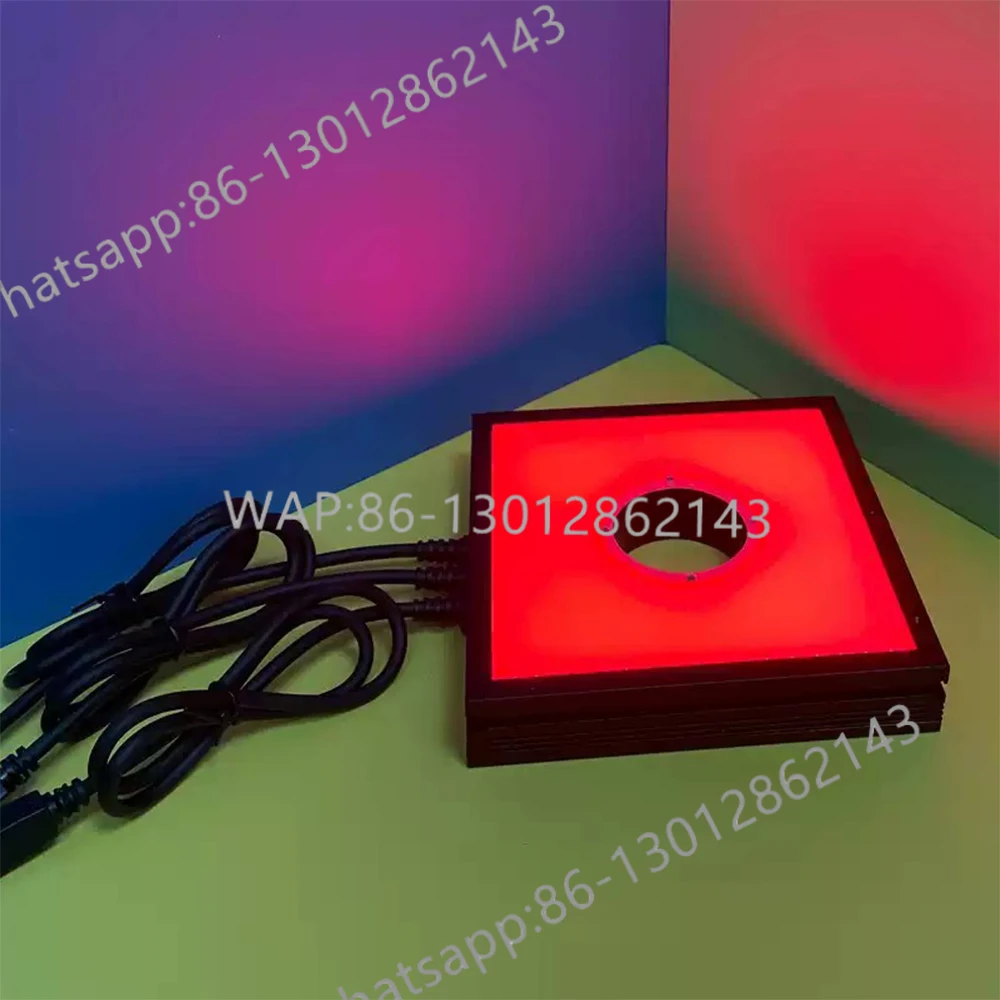 

2025 high quality Tri Color RGB Open Hole Backlight CCD Industrial Camera Defect Detection Lighting Intelligent Fill Light