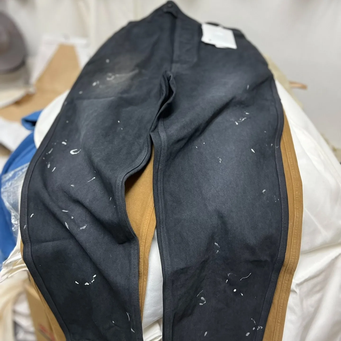 VISVIM style 26SS TILLER PANTS DMGD old ink-splashing trousers