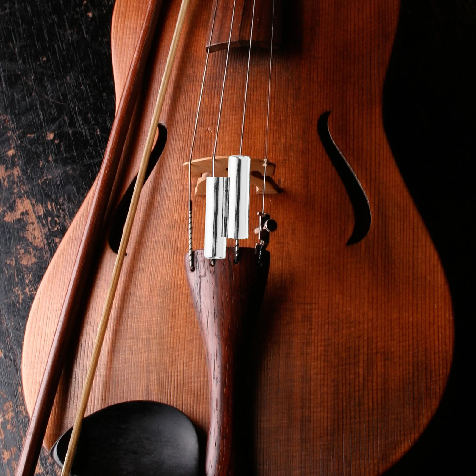 

1 set Metal Tuner For Violin Erhu Cello Professional Portable Instrument Tuning Tool Mouth Blow Adjustable Music Equipment