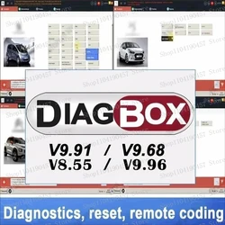 Car tools Diagbox V9.96 V9.91 V9.68 V8.55 Full Update For Lexia3 PP2000 Lexia-3 Diagbox 9.96 For Citroen/Peogeot Diagnosti