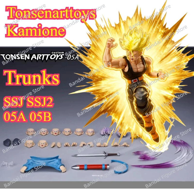 

Tonsenarttoys Kamione Dragon Ball Z Super Saiyan SSJ SSJ2 Trunks 05a 05b 06a 06b Anime Action Figures Models Toys Gifts