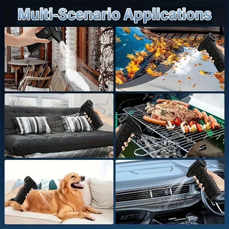 АБГР- 180000 Мини-воздуходувка в минуту, турбоструйный вентилятор, дисплей электроэнергии, ручной пылеочиститель, высокоскоростной инструмент для очистки тряпки