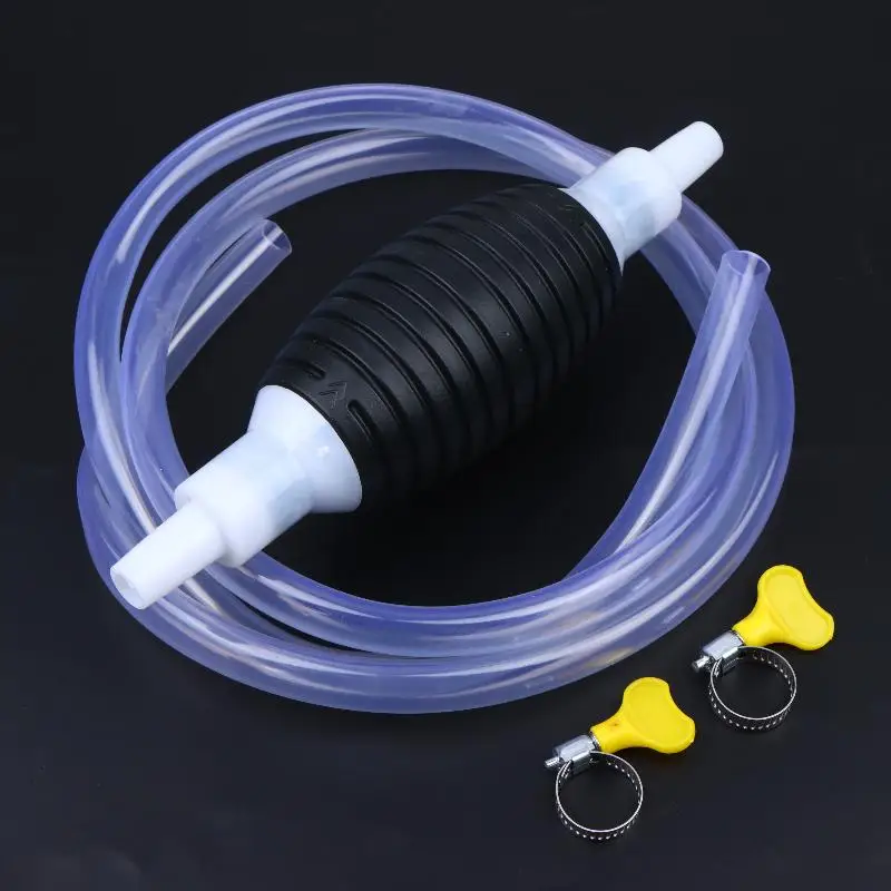 Pompe à essence manuelle universelle pour voiture, pompe à huile, tuyau d'aspiration, siphon à essence, accessoires pour système d'alimentation en carburant des moteurs automobiles