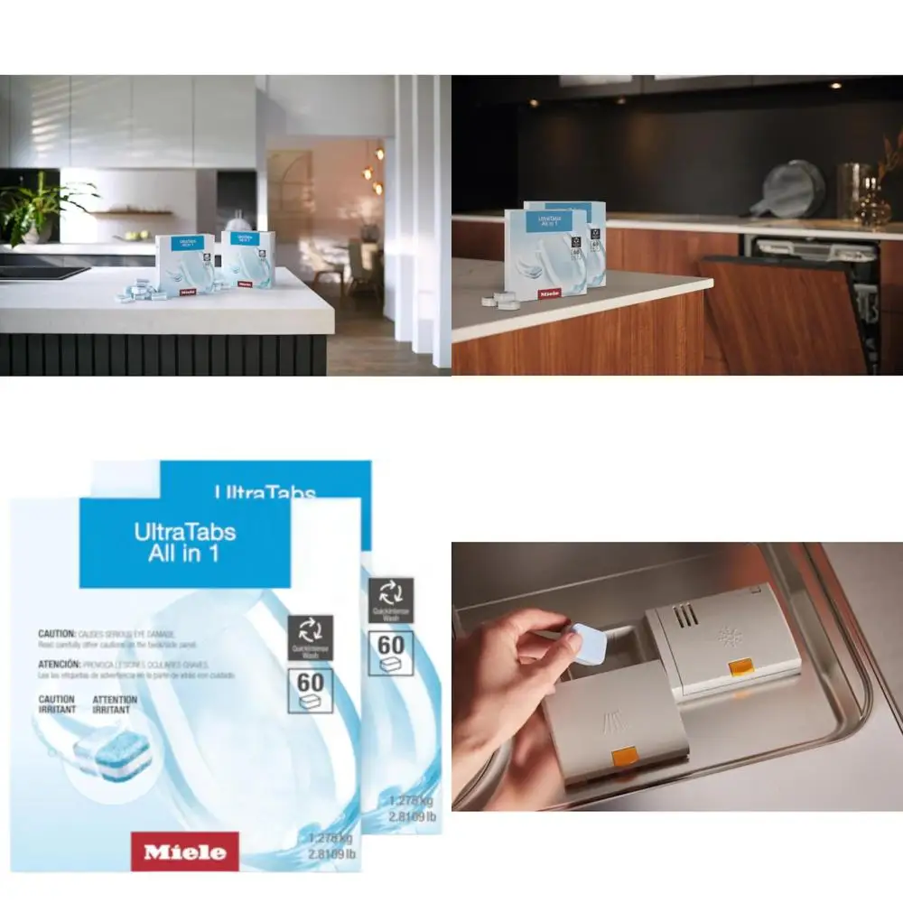 

Универсальные таблетки для посудомоечных машин, 60 штук x 2 упаковки, совместимы со всеми моделями