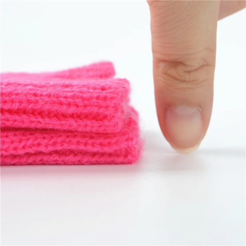 أكمام أذرع تبريد متوسطة إلى طويلة مع إبر مسطحة النسخة الكورية محبوكة للنساء دافئة في الشارع العالي الدفء #3