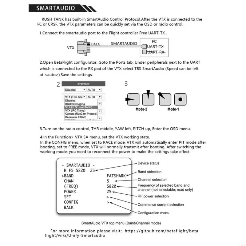 23GD 2.5W potencia 48CH transmisor video para control remoto FPV con estructura disipación calor para