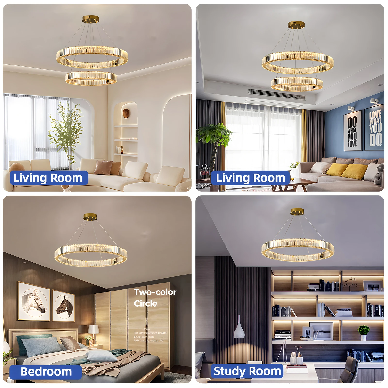 IRALAN Luxury Ceiling Pendant Lamp for Dining Room Grand Hotel-Style Living Room Lightning LED Ceiling Light Fixture