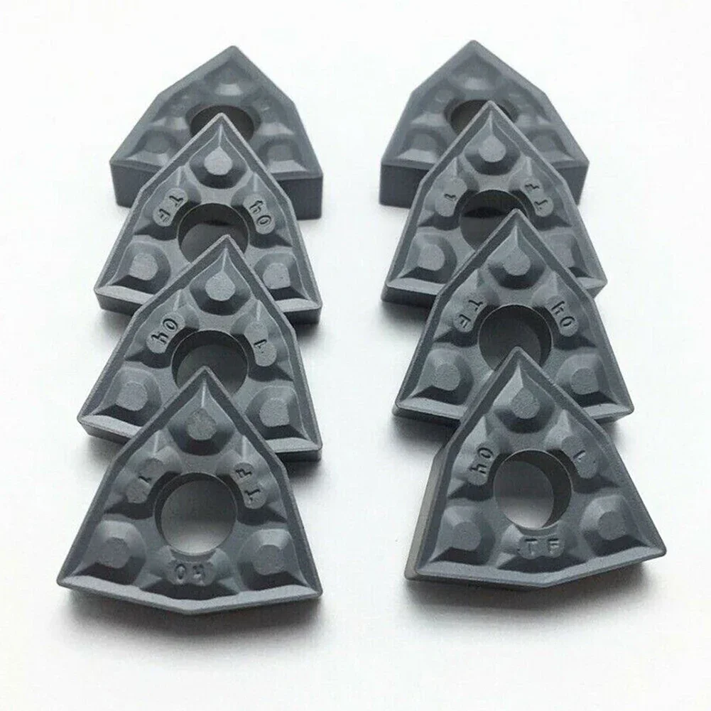 Cuchillas de inserción de piezas de 10 WNMG080404-TF, herramientas de corte de carburo CNC IC907 WNMG431-TF, accesorios de herramientas de torneado metalúrgico