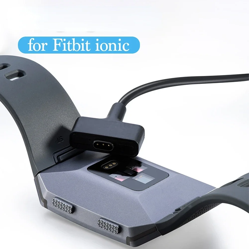 USB Magnetic Charger Dock Portable Power Adapter Safety Fast Charging Cable For Fitbit Ionic Smart