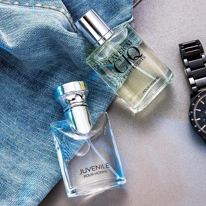 100 مللي رائحة المياه الجبلية الفضية أربع قطع عطر يدوم طويلاً للرجال صندوق هدايا العلامة التجارية الفاخرة منعش ضوء الرجال العطور