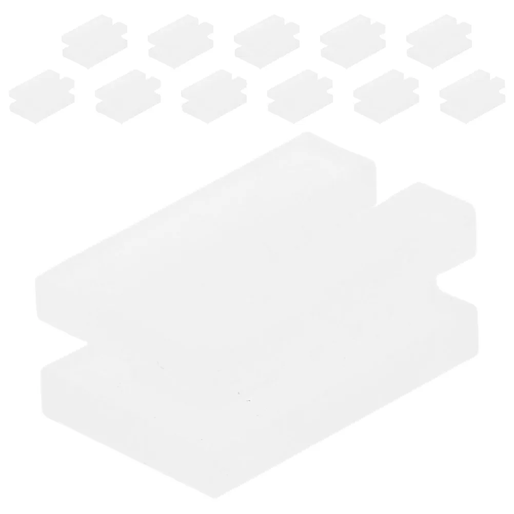 Cubierta de inserción de soporte de radiador, gancho de Panel de plástico, funda protectora antivibración para calefacción de hogar y oficina, seguridad de invierno, 12 Uds.