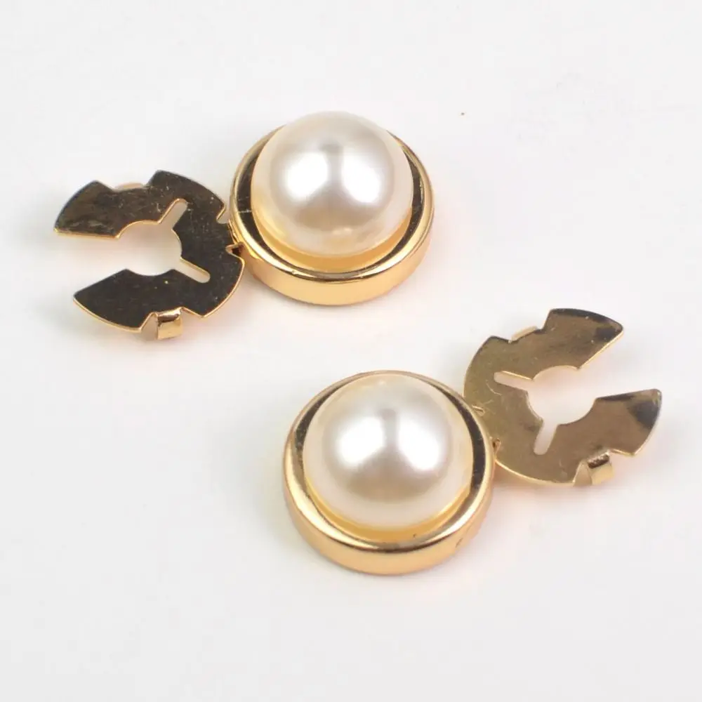 Hot 18mm Decorative Button Covers Fashion Design Gold Silver Cufflink and Button Metal DIY Craft Jewelry Buttons for Clothing