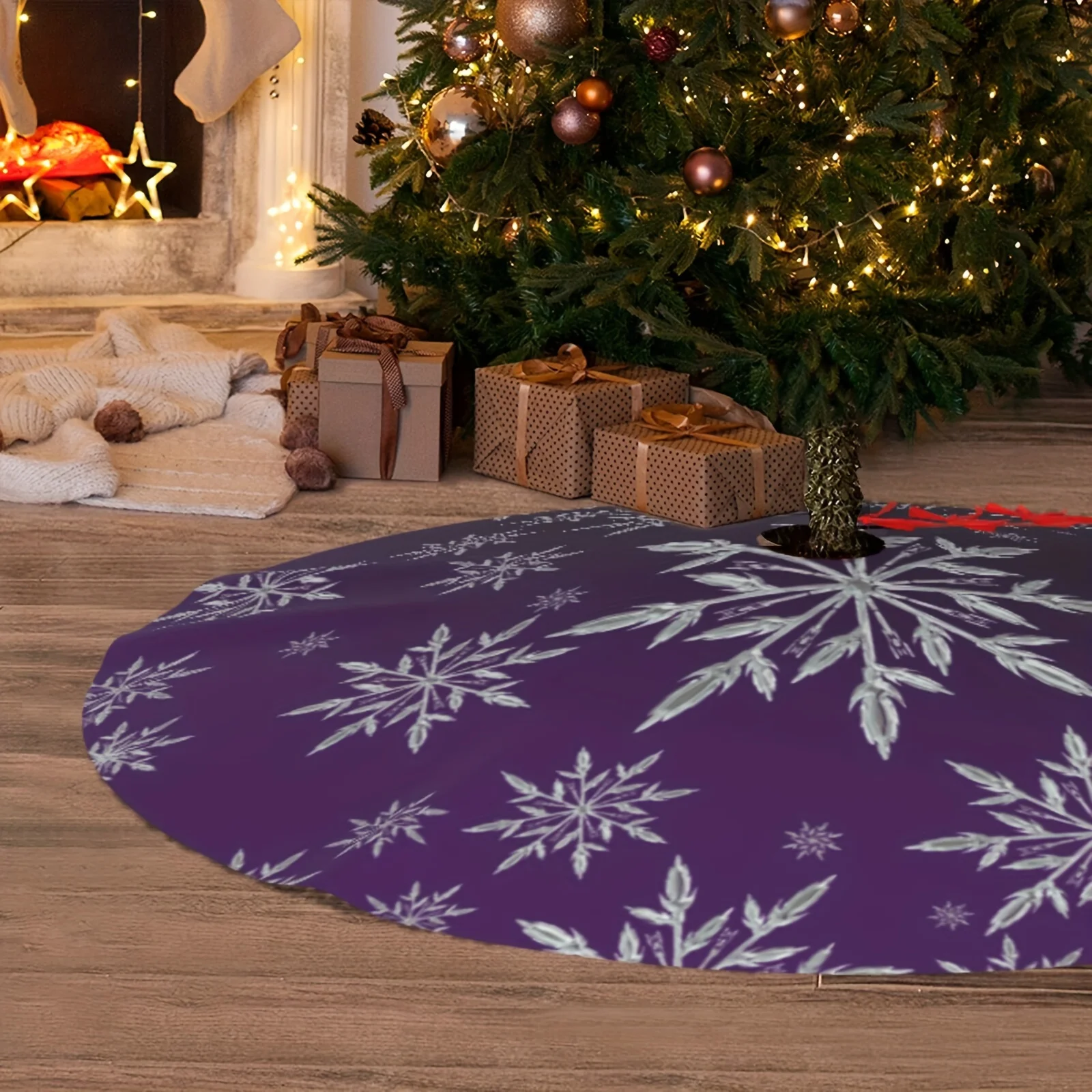 VIKAMA Alas Pohon Natal Motif - Family Tree Print ulasan dan harga