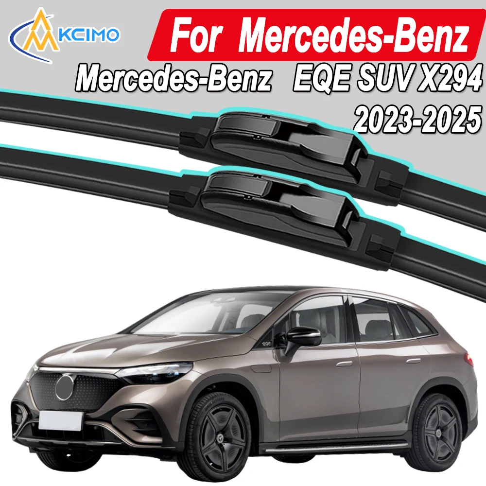 

Silicone Car Wiper Blades for Mercedes-Benz EQE SUV X294 2023-2025 - All Weather Silent Wiper Blades, Quick Release Clip