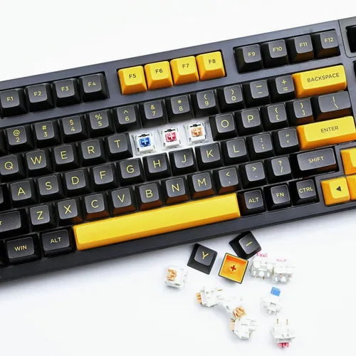 Imagen 2 del producto Interruptores Outemu, interruptor de teclado mecánico lubricado, 5 pines, silencioso, táctil, lineal, crema, azul, rosa, amarillo, personalizado, para juegos, RGB, MX