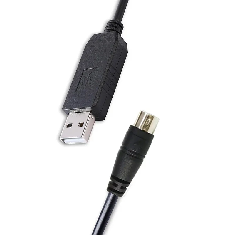 USB Programming Cable Silicon Labs CP2102 RS232 Serial to 8-pin Mini Din for Kenwood TM-V71 TM-V71A/E TM-D710 TM-D710A/E/G PG-5G