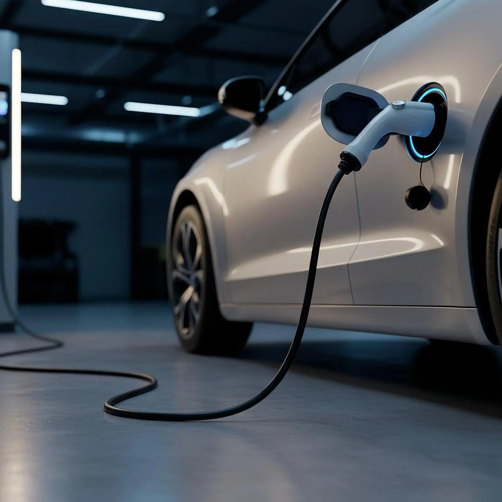 Electric Vehicle Charger 16A Portable 3.5kw Fast Charge 5m Cord Home Charging Solution Durable Plastic