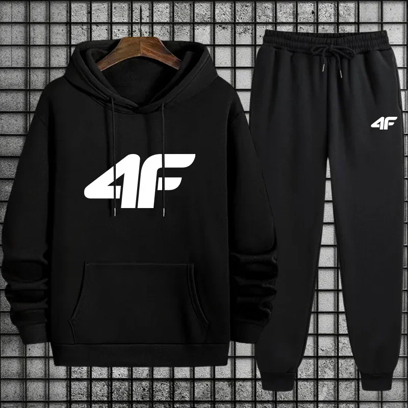 

2025 New Men's Sportswear Set Hoodie and Sweatpants Urban Casual Fashion Tracksuit Fall/winter Home Outdoor Comfort Warm Outfits