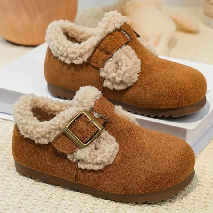 

New Parent-child snow boots cotton shoes baby shoes for girls, and warm snow boots kids shoes for girl