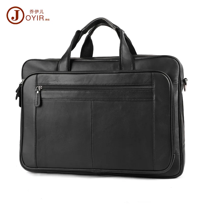 Large Capacity Men's Handbag 17-Inch Crossbody Computer Bag Men's Real-Leather Bag Briefcase Men's Business Men's Bags