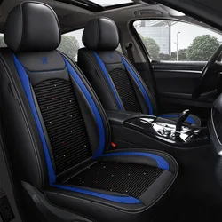 Leather Car Seat Covers for Toyota Rav4 Avensis t25 Wish Prado 120 150 Corolla Prius 20 Camry 40 Aygo Prado Interior Accessories