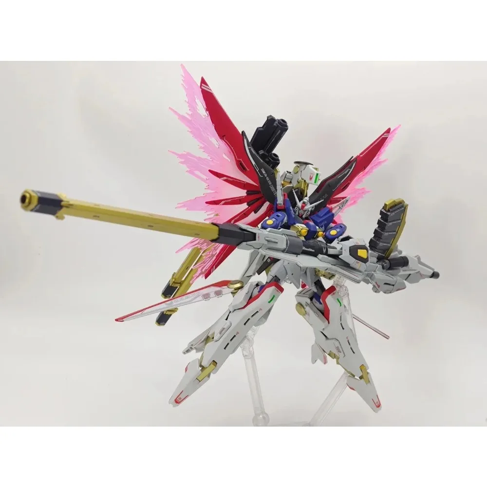 GAOGAO HG 1/144 Destiny Spec2 Zeus Silhouette Model do Składania Figurka Akcji Robot Model Plastikowy Zabawki Kolekcjonerskie Dostępne