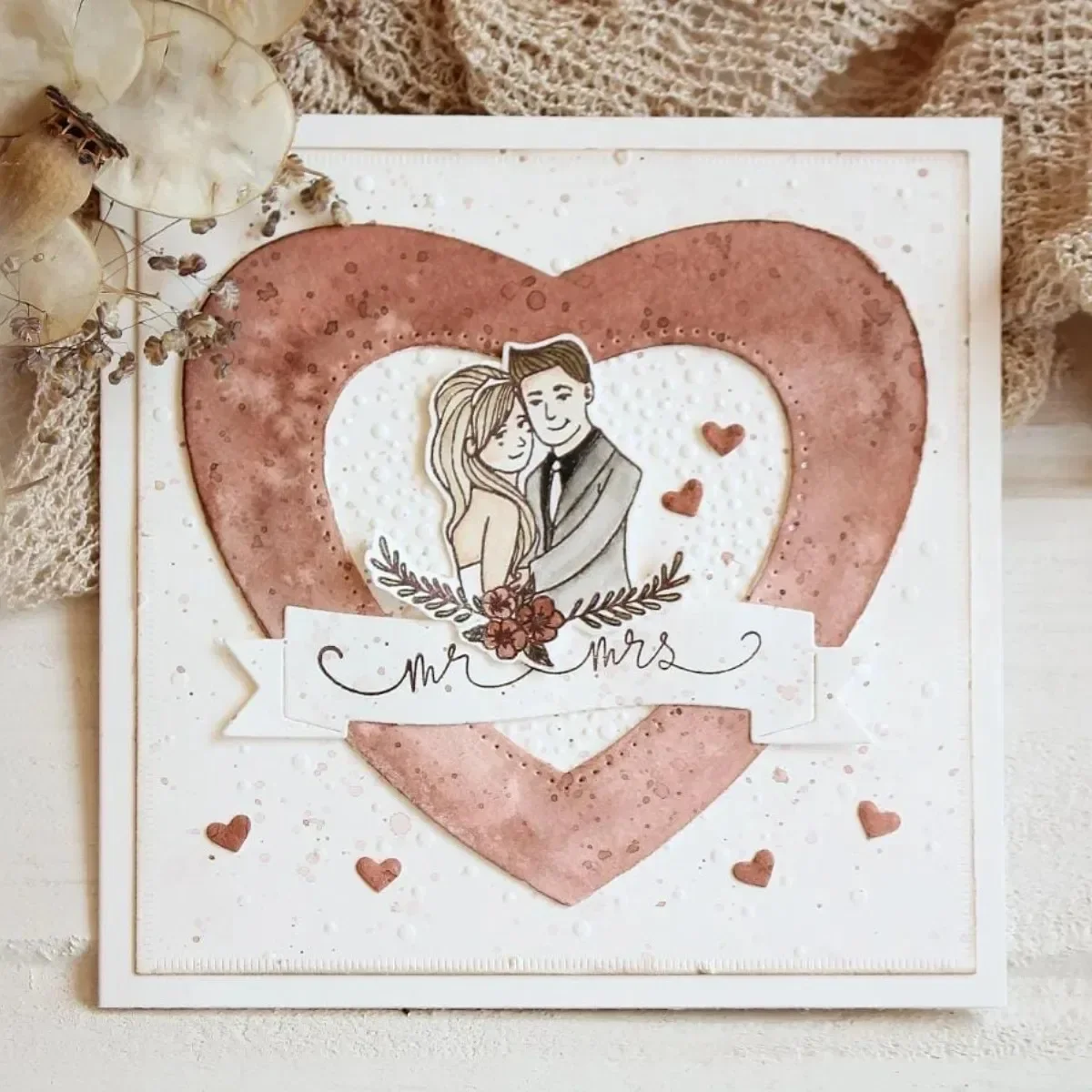 Wedding Expansion Love Patch Cut Metal Die and Stamps for Scrap Booking Stencil Album Paper DIY Gift Card Decoration Embossed view 4