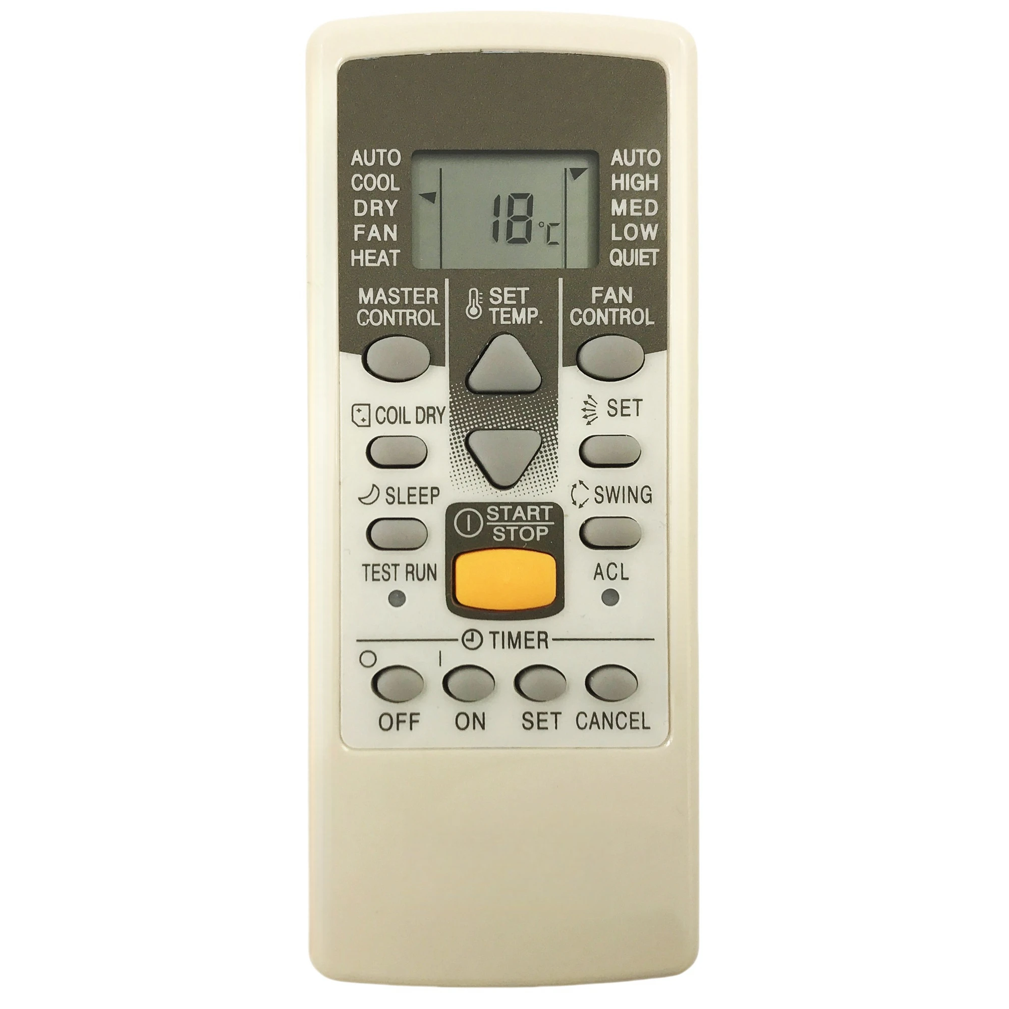 Télécommande de remplacement AR-JE4 pour climatiseur FUJITSU GENERAL ASWX09F, ASWX12F, ASY12USBCW. AR-JE5, AR-PV1, AR-JE6, AR-JE8.