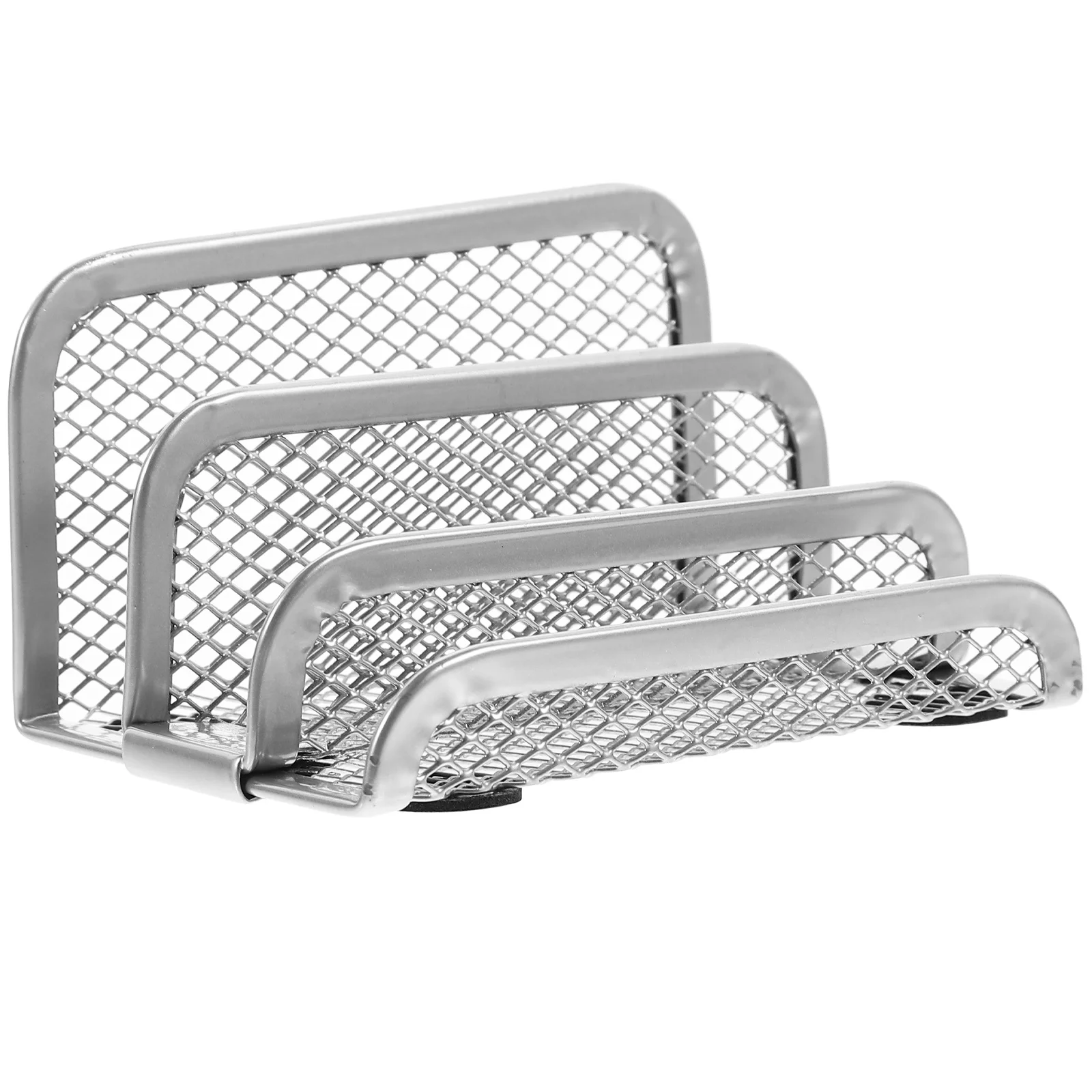 شبكة معدنية وثيقة حامل حامل كتب منظم سطح المكتب مجلة رف تخزين الرف الحديد Bookend الملحقات المنزلية #3