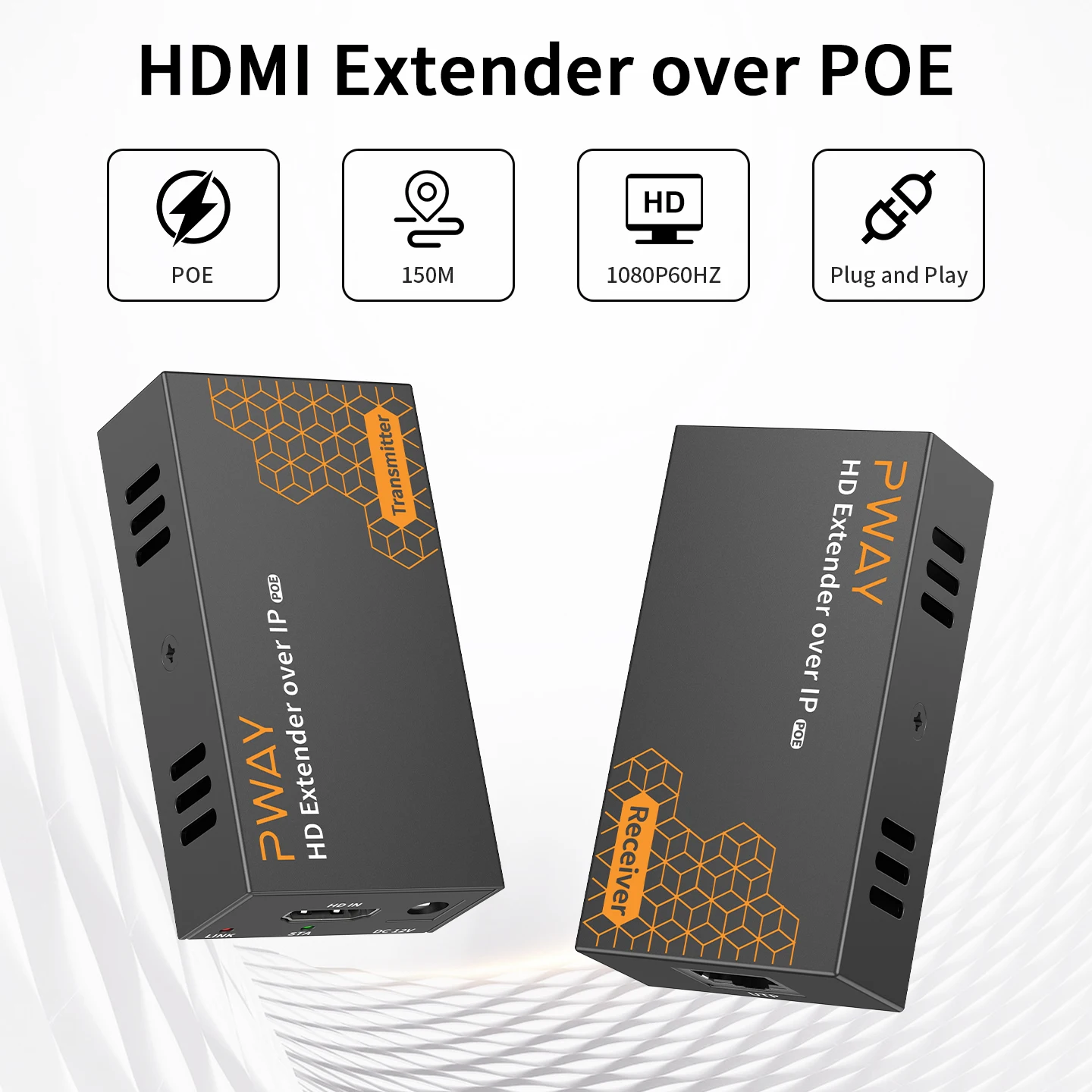 150M HDMI Extender Over IP POE - Lan Cable Gaming review and price