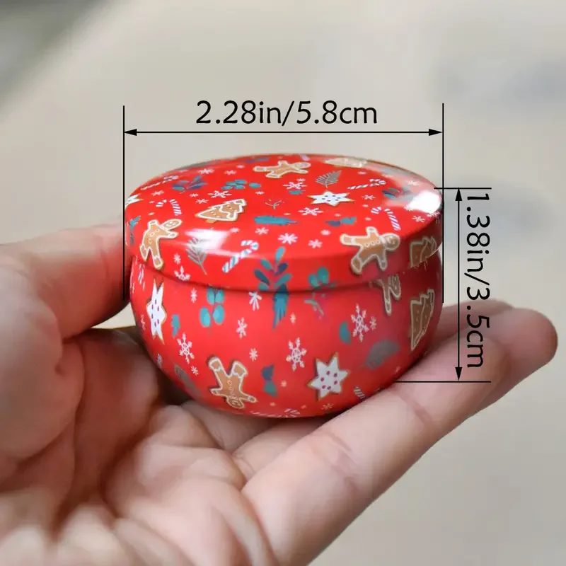Free shipping special for you Exclusive offer 12pcs  Candle Tins with Lids -2.2oz Mixed Sizes, Bulk Metal Jars for DIY