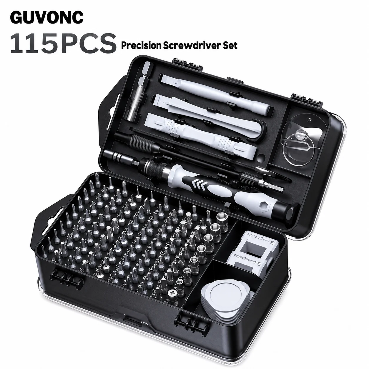 115Pcs Precision Screwdriver Set Magnetic Repair Tool Kit for Phone Laptop Camera Game Console Electronics Repair