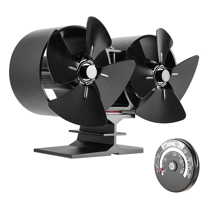 

Fireplace Fan, Heat Powered Wood Stove Fan, For Wood Burner/Burning/Log Burner Stove, Eco Friendly Fan Accessories