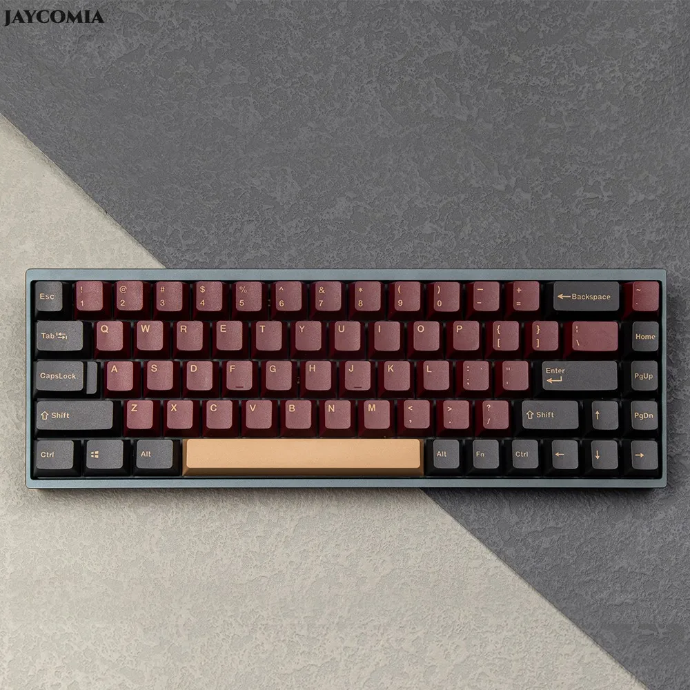 GMK Vörös biliárdgolyó Szamuráj OEM Idom keycap 135 Tapogat Gépi Kulcskarika DIY Szokás PBT Kontra Színjátszó 61 60 Sztrájktörő retro állítsa keycaps kulcs kupak