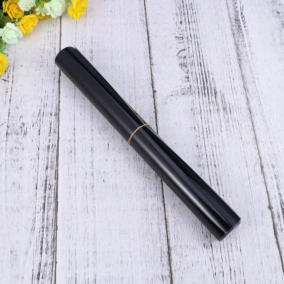 Glossy PVC Car Wrap Film Self-Adhesive Waterproof Vinyl Sticker Cuttable Air-Channel Backing No Residue Removable for Car