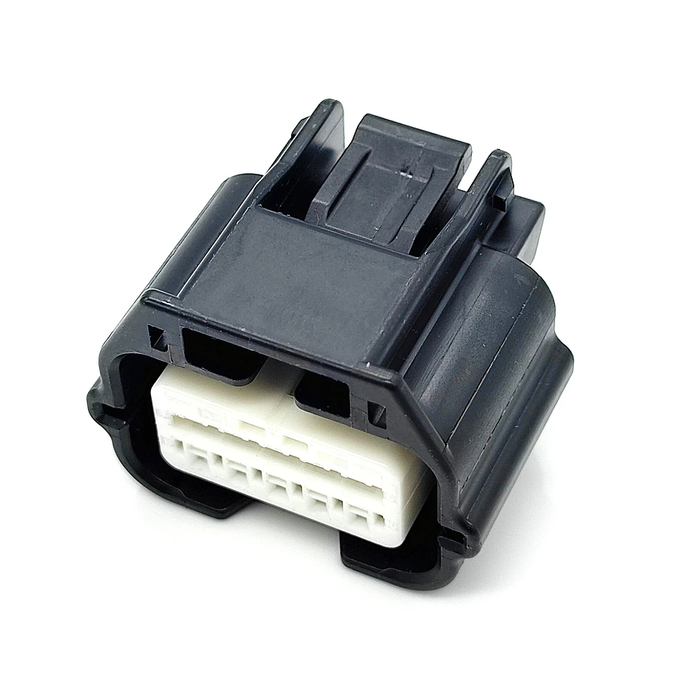 7283-8856-30 10Pin Waterproof Automotive Connector Female RH Series 0.64mm PBT Black for Tesla Model S Wiring