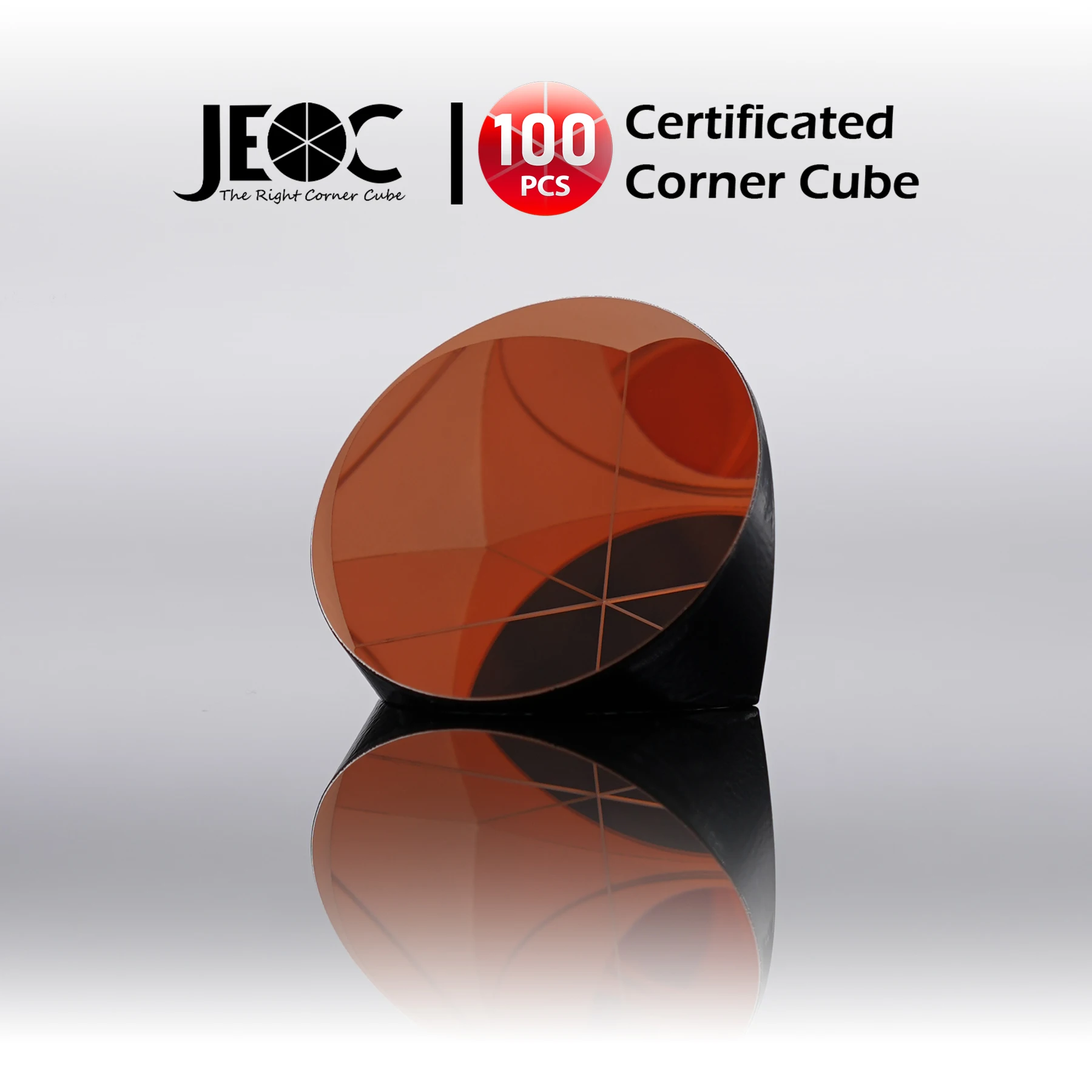 100pcs JEOC Certificated Corner Cube, 38.1mm (1.5