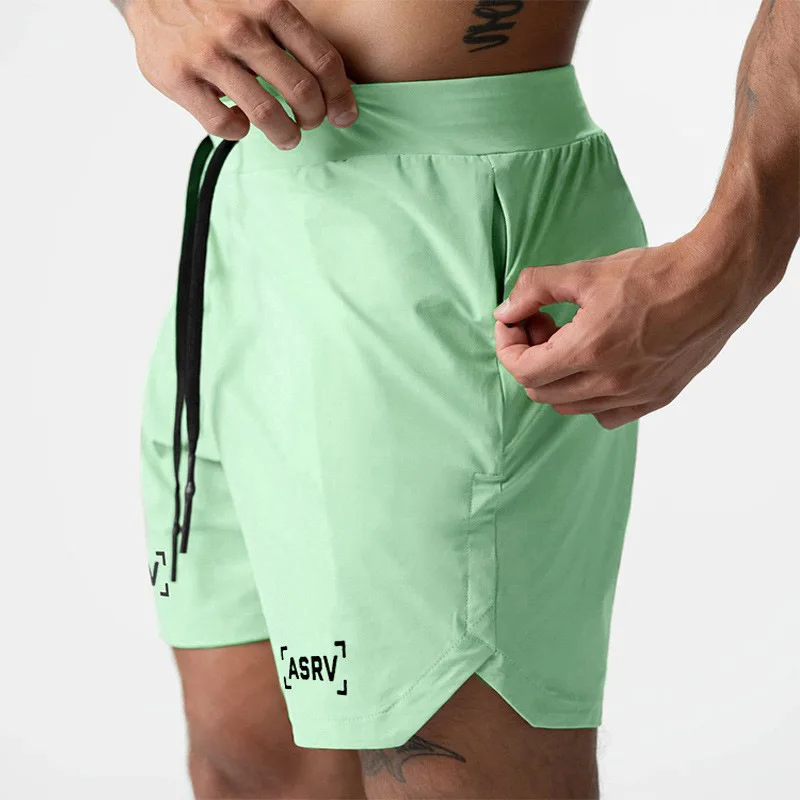 Men's Summer Men's Shorts American Youth Straight Sports Shorts Men's Multi-Pocket Professional Running Quick-Drying Pants