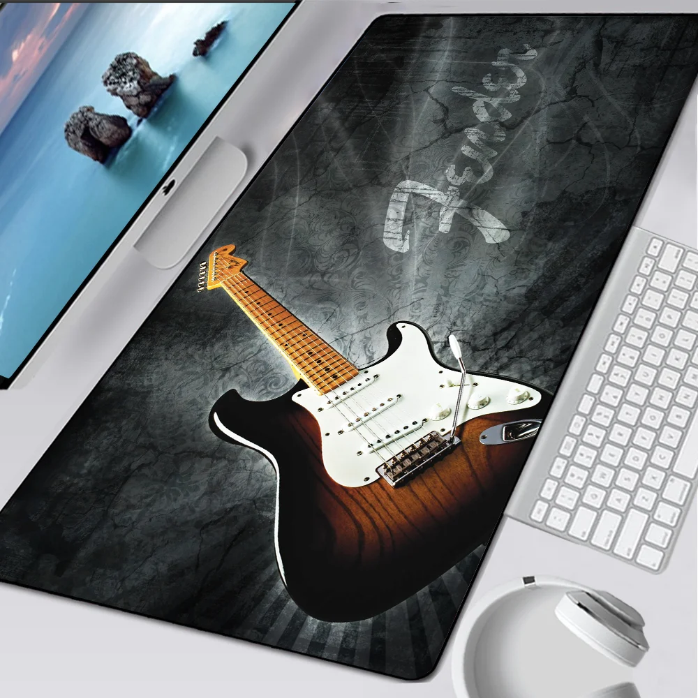 Guitar Music Large Gaming Mouse Pad Computer Mousepad PC Gamer Mouse Mat Laptop Mausepad XXL Mouse Carpet Keyboard Mat Desk Pad