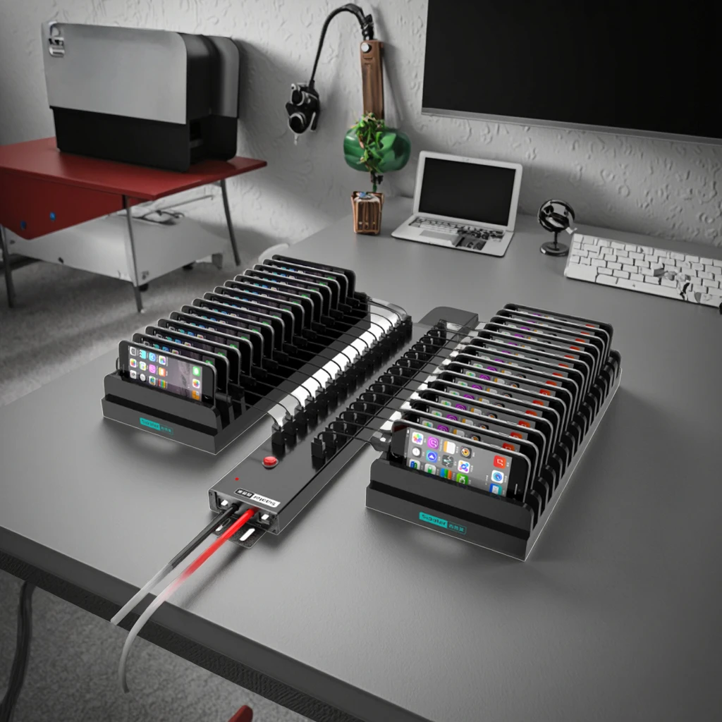 Sipolar Aluminum Design Usb Por Hub High Speed 20/30/40/60 Port Usb Hubs Charging Hub for Valises De Stockage Tablets