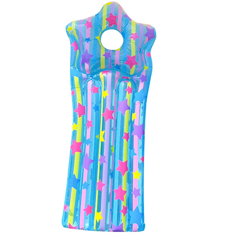 Ins الساخن نجوم حمام سباحة للأطفال تعويم السرير مرتبة هوائية لشاطئ طوافة بلاستيكية للسباحة المياه أرجوحة كرسي قابل للنفخ كرسي حمام سباحة ألعا...