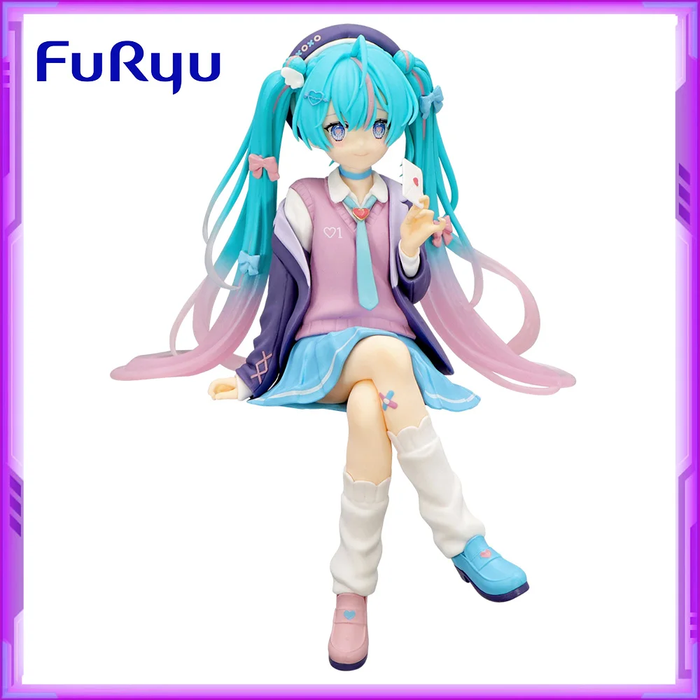 

Original FuRyu Vocaloid Hatsune Miku A romantic suit jacket PVC Anime Figures Action Figure Model Toys Gift