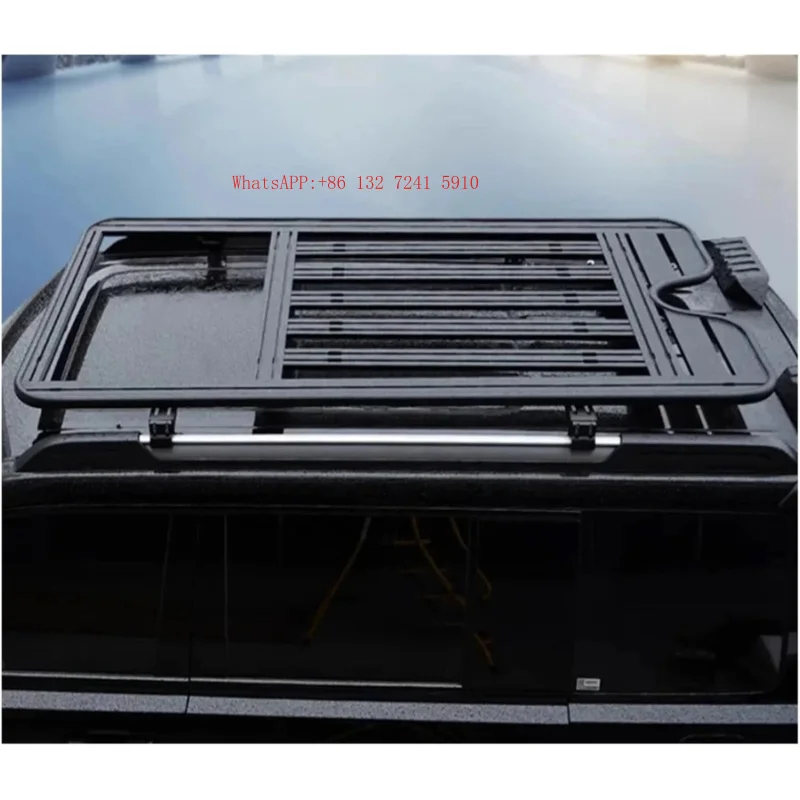 Modified Aluminum Alloy Traveller Ladder Car Roof Rack Platform for Jeour T2