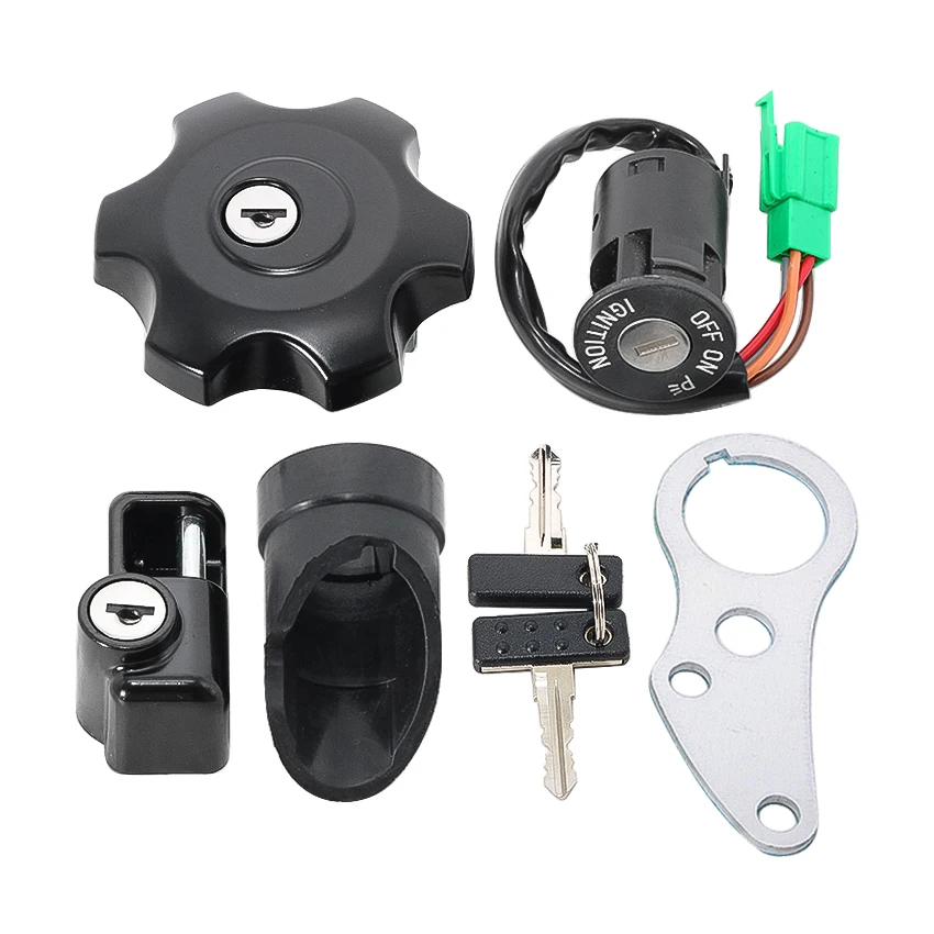 Ignition Switch Seat Lock Key Fuel Cap Suit For Suzuki DRZ400 DR-Z400S (E2)/(E3/E28) DRZ400 SL (E24) 37000-29821 37000-29820