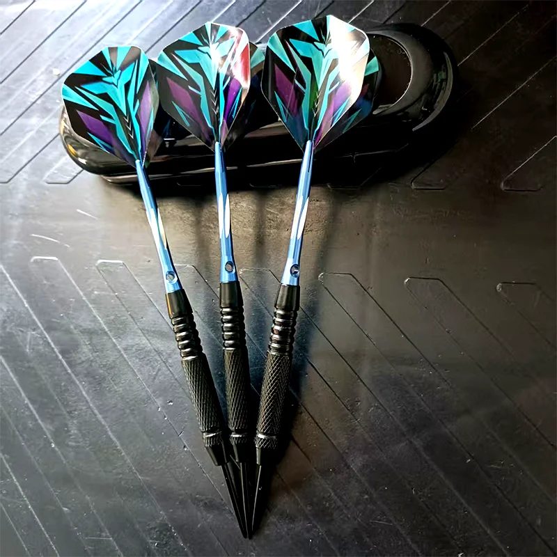 

3Pcs Professional Steel Tip Darts Set 23g Metal Darts with Aluminum Shafts Non-Slip Barrel for Competition Pub Game