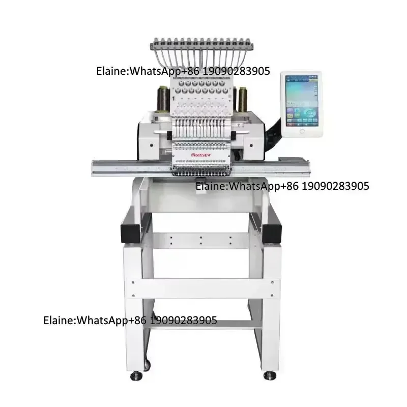 MYSEW MBC1201 Automatic Industry Single Head 15 Needles High Speed Computerized Professional Clothes Hat Embroidery Machine