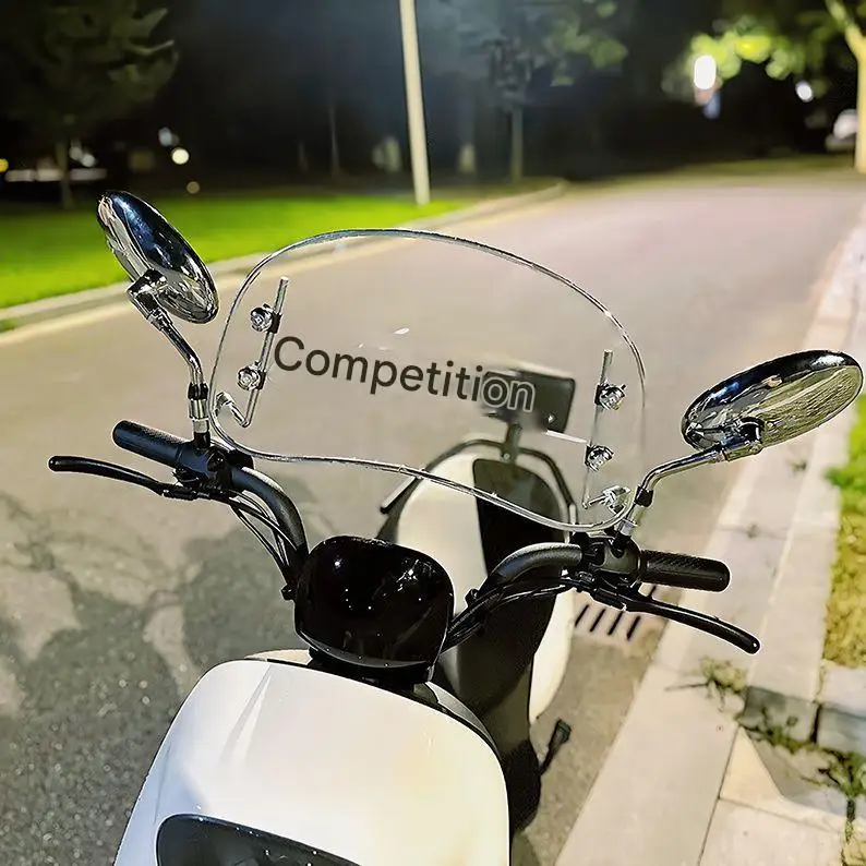 FOR Modern Vintage Small Front Windscreen for Ninebot Scooter Windproof All-match Decorative Accessory